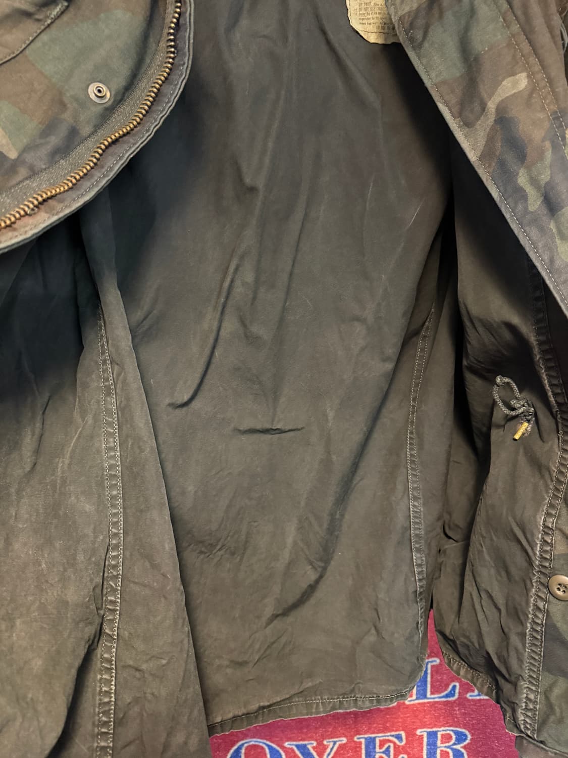 오리지널 M-65 FIELD JACKET  M/R 상품이미지4