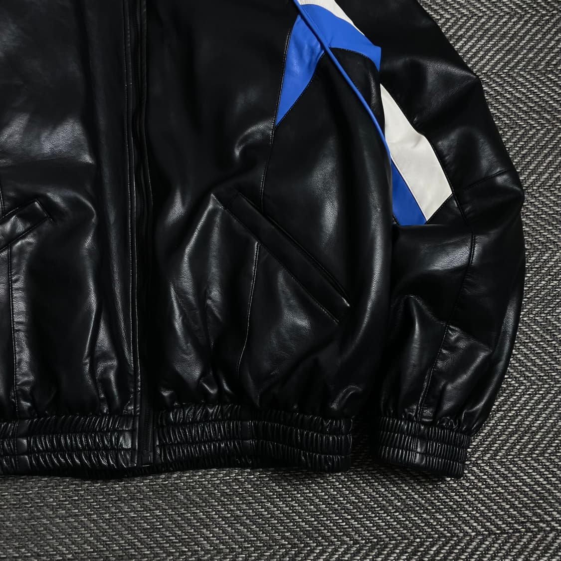 아우어룸 비건레더 바이커 봄버 자켓o 3985 상품이미지2