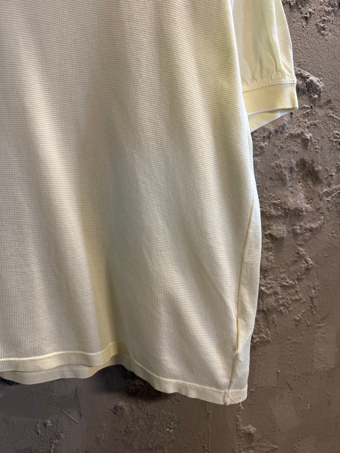 버버리 BURBERRY 골프 코튼 피케 반팔 폴로 셔츠 레몬 상품이미지2