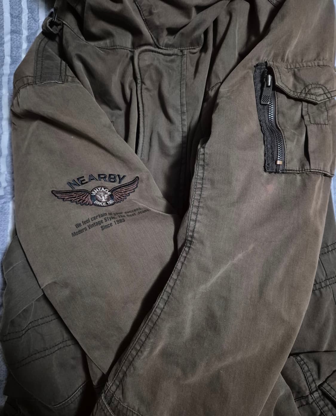 Vintage 디테일 야상 상품이미지5