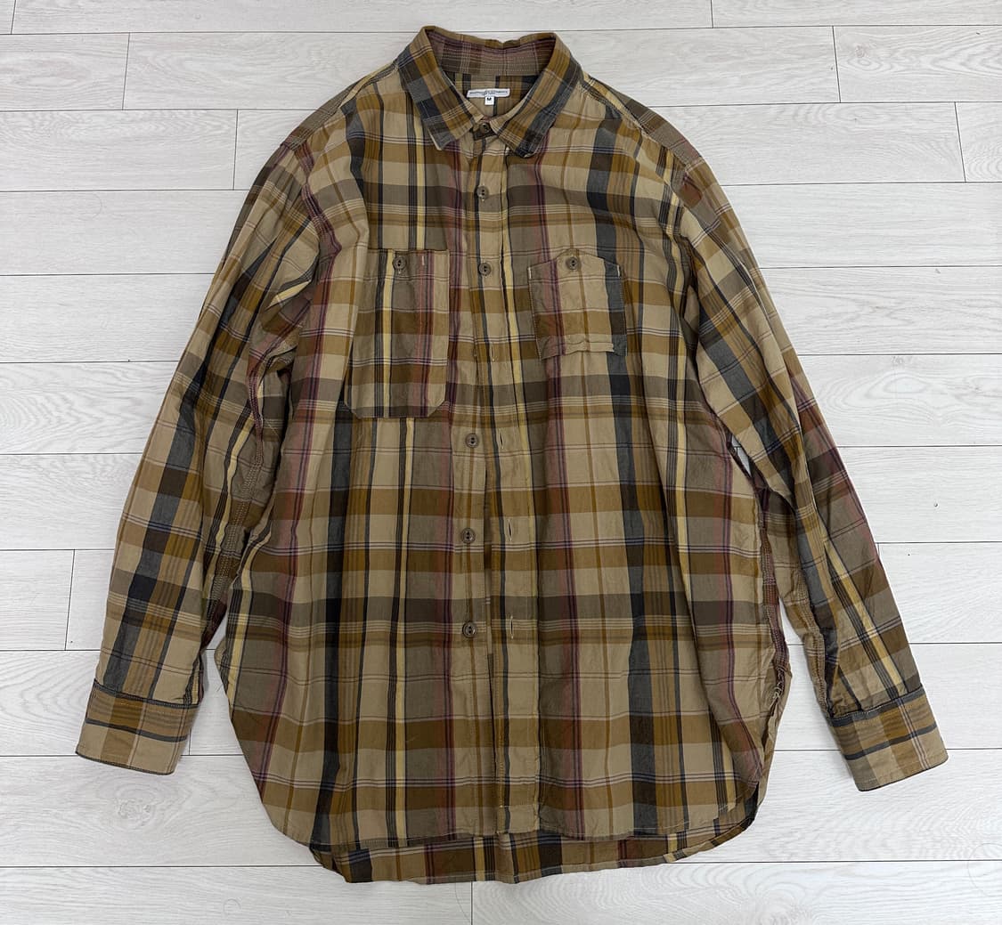 택포)25ss 엔지니어드가먼츠 마드라스 워크셔츠 m 판매 상품이미지1