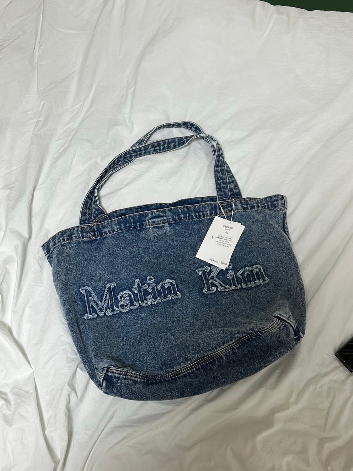 마뗑킴 데님 에코백 상품이미지1