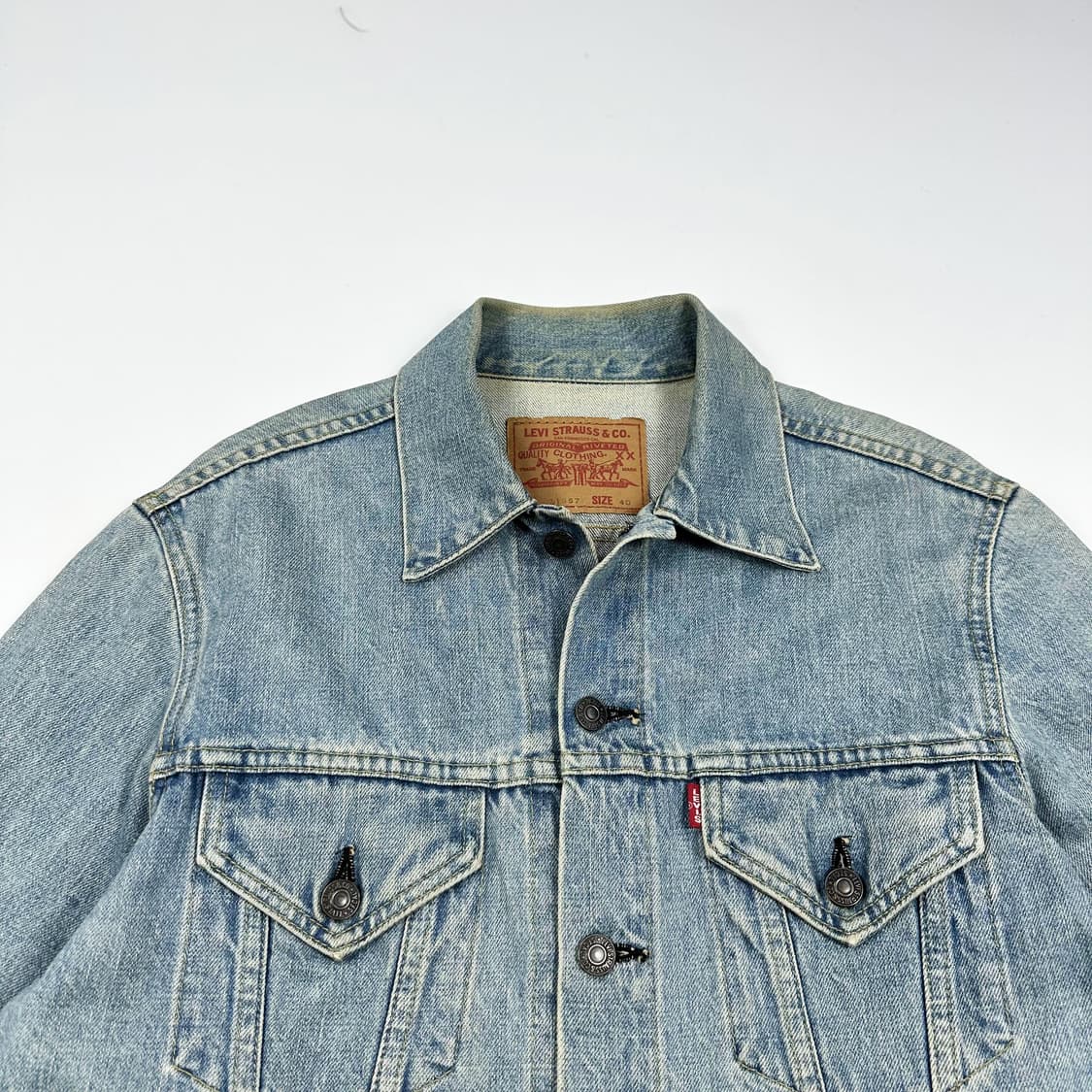 리바이스 오리지널 90s 재팬 트러커 데님자켓 (실측 M) 상품이미지1