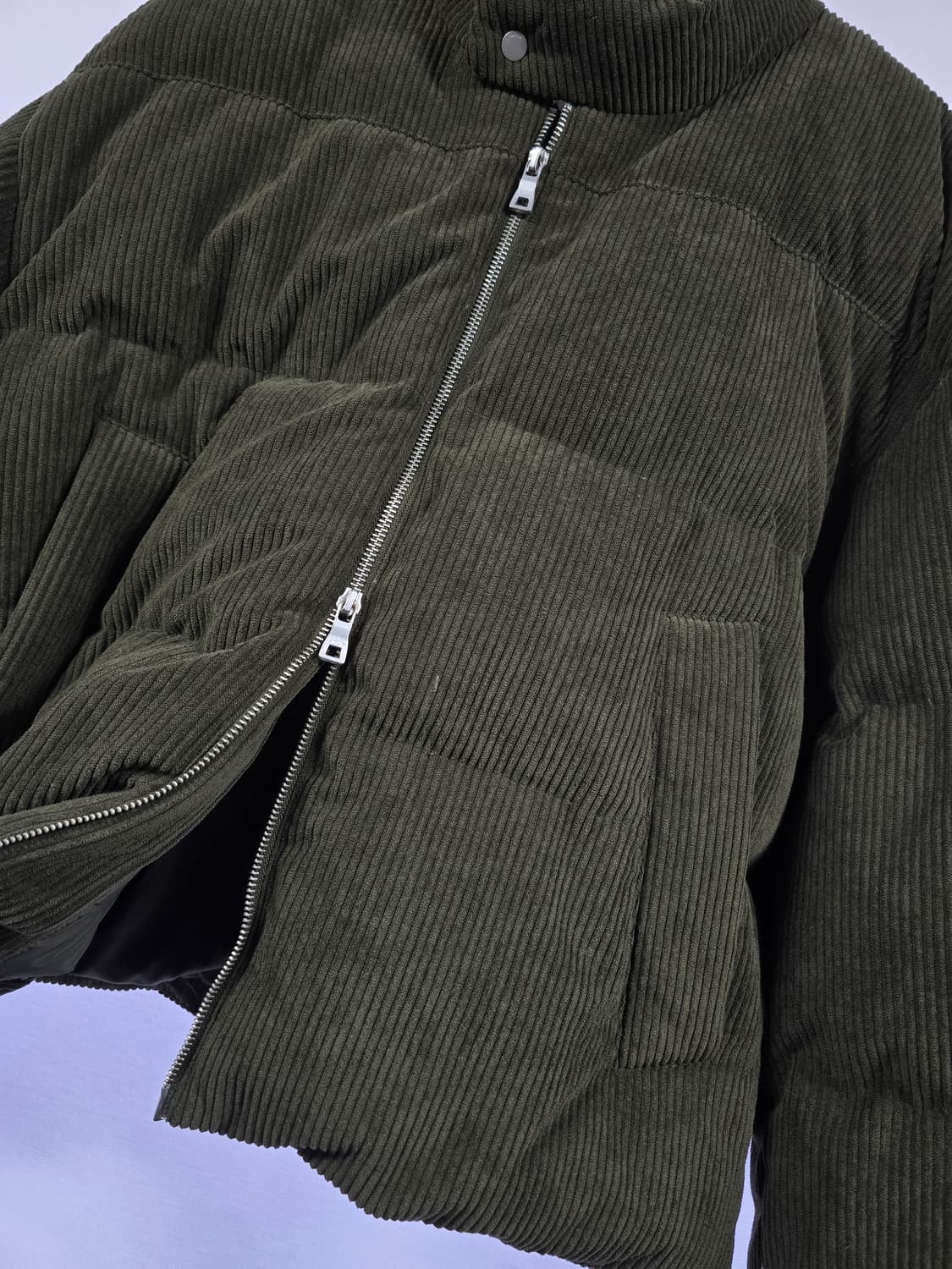 Kimuir 키뮤어 24FW 코듀로이 덕다운 패딩 M사이즈 상품이미지4