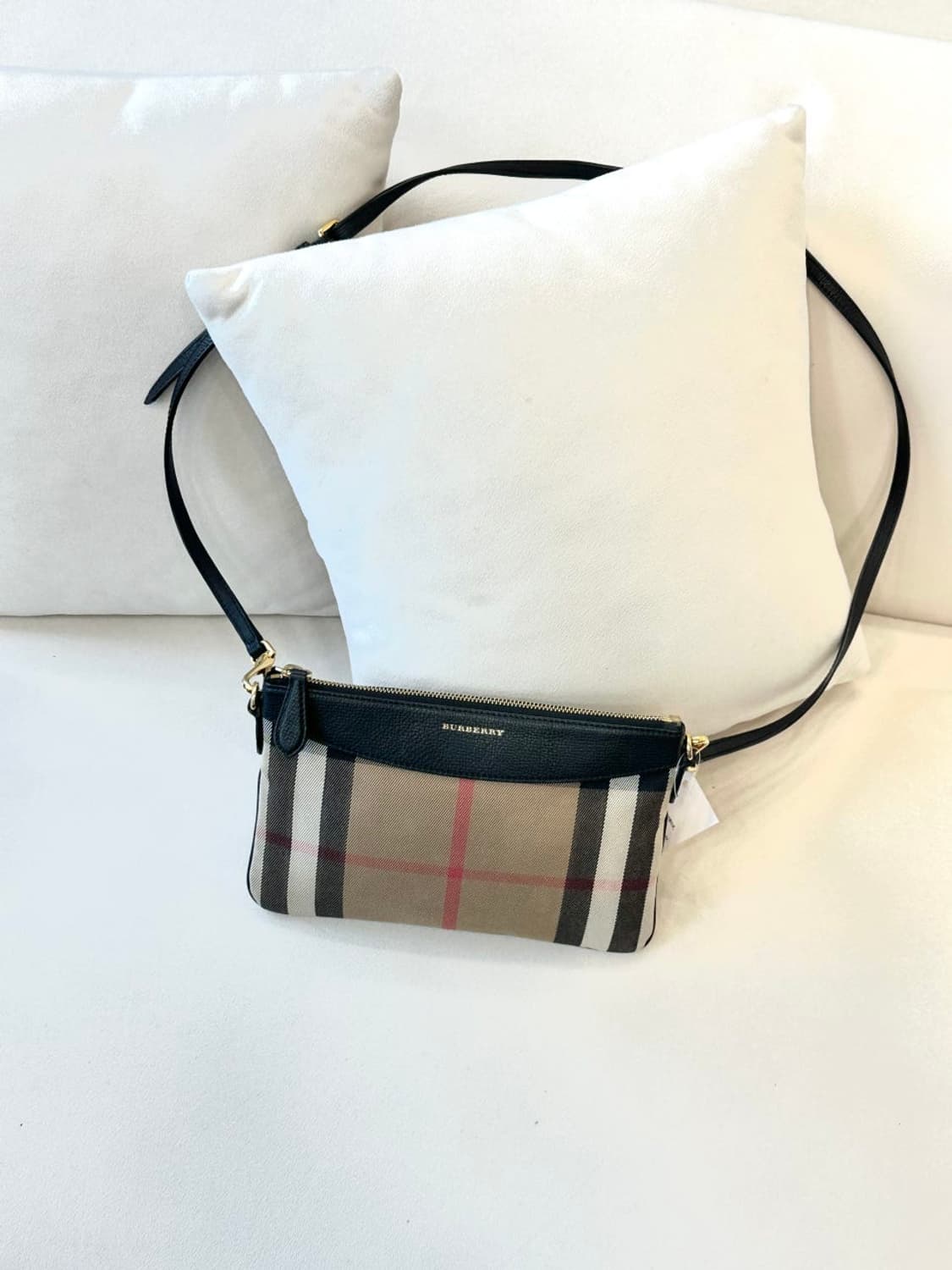 버버리 하우스 체크 페이튼 크로스백 (정품) 상품이미지1