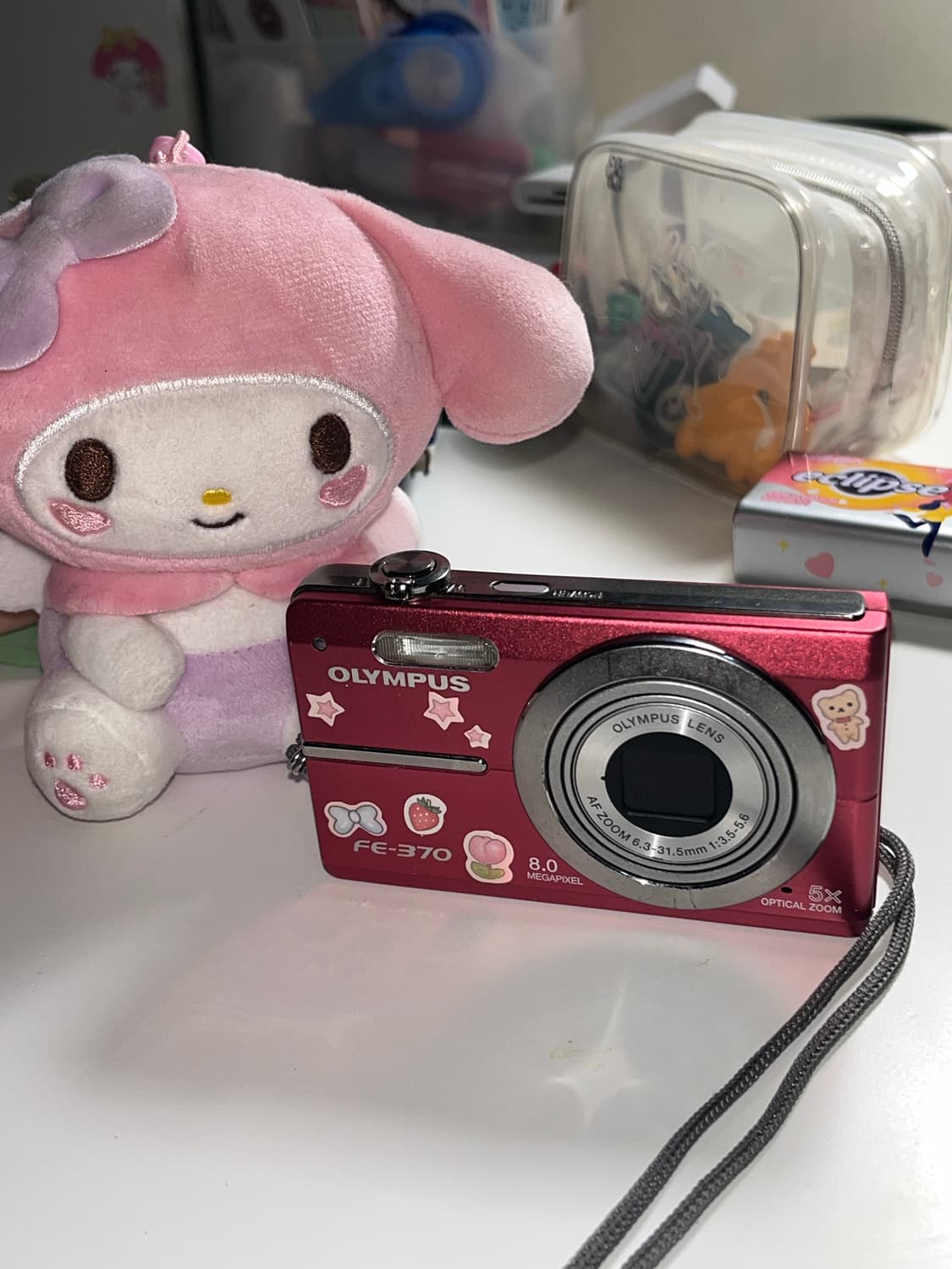 올림푸스 FE-370 핫핑크 💖 상품이미지1