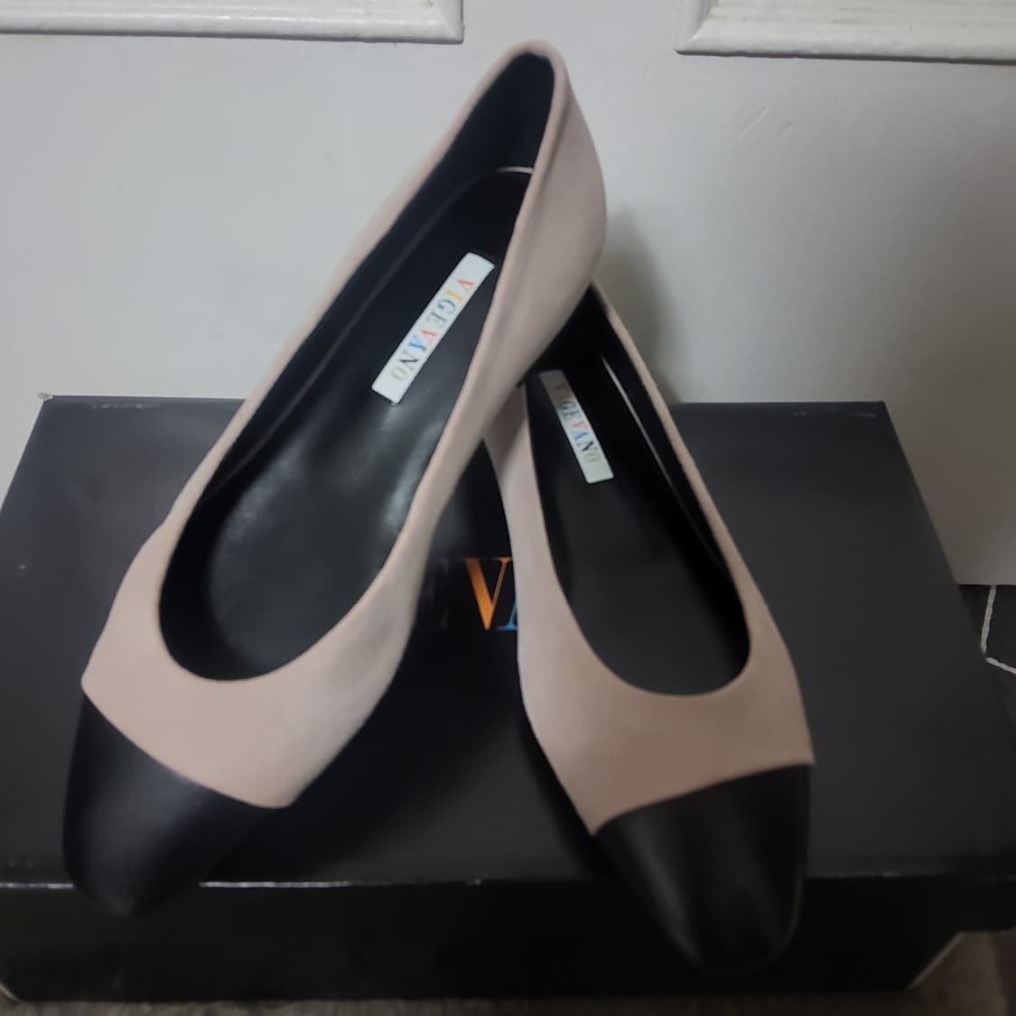 새상품 금강제화 제니아 펌프스 플랫슈즈 여자 가죽 구두 230 상품이미지5