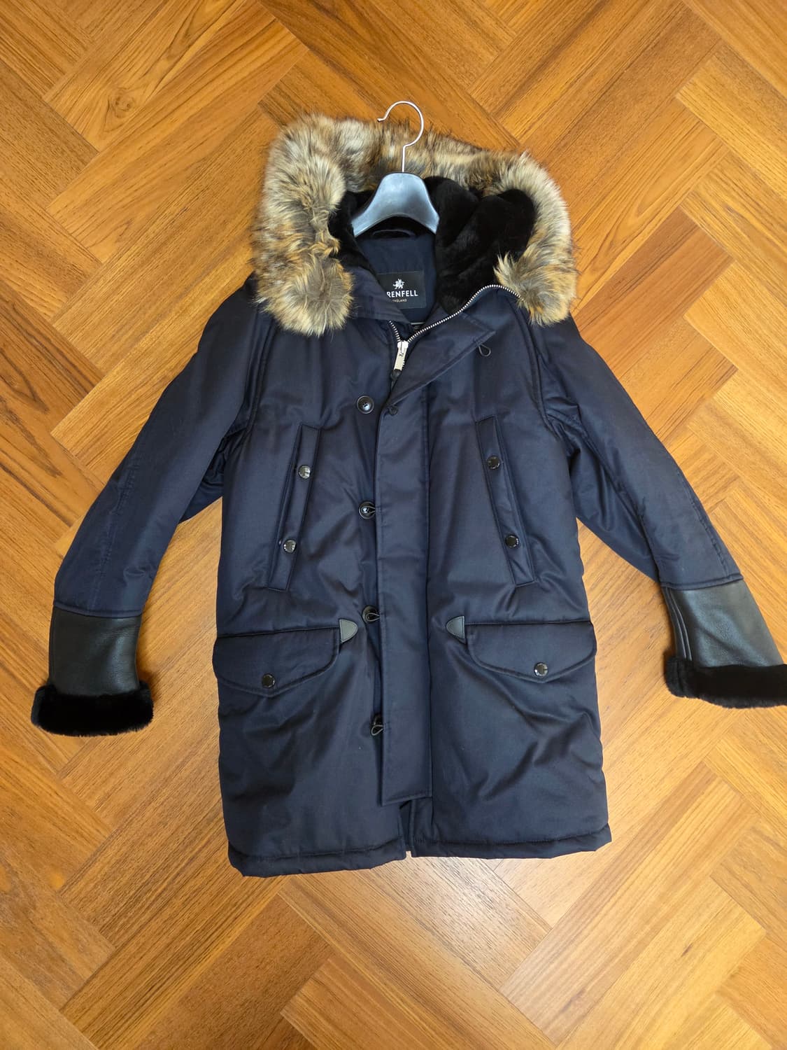 Grenfell England 아이코닉 파카 다크 네이비 상품이미지1