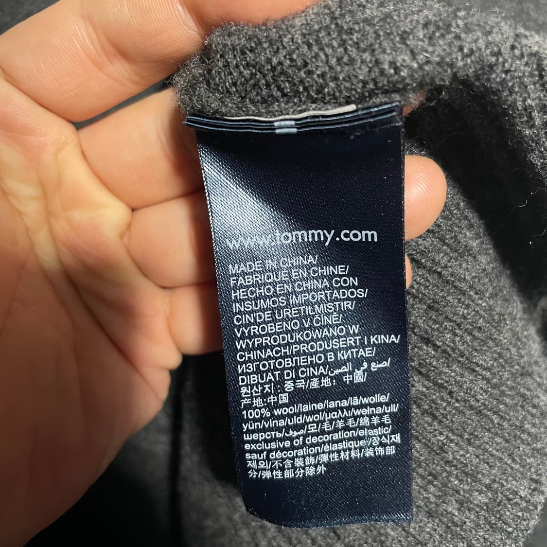 타미힐피거 램스울 니트 집업 상품이미지5