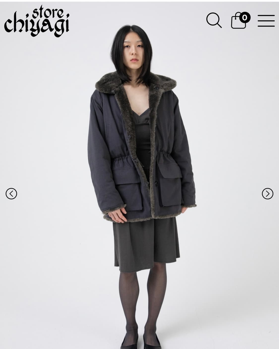 Amabe , Reversible Fur Field Jacket 상품이미지6