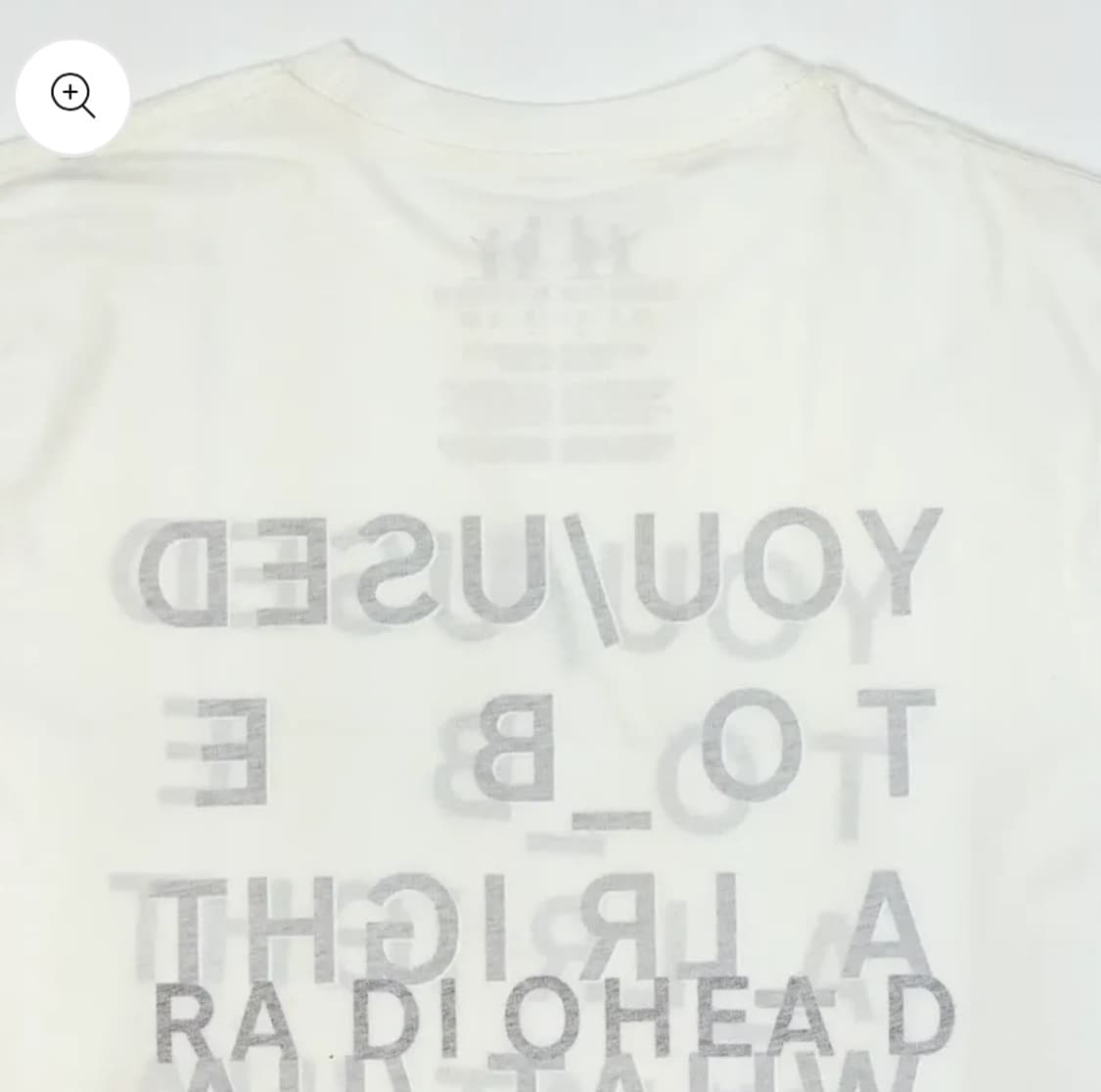 라디오헤드 2025 투어 밴드티 공식 머천다이즈 L  상품이미지3