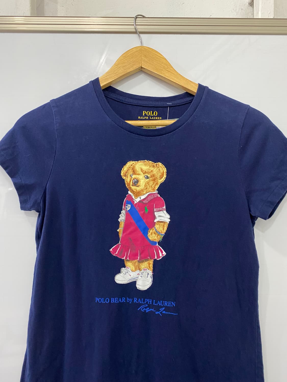 여성용 폴로베어 빅로고 롱티셔츠(XL) 상품이미지3