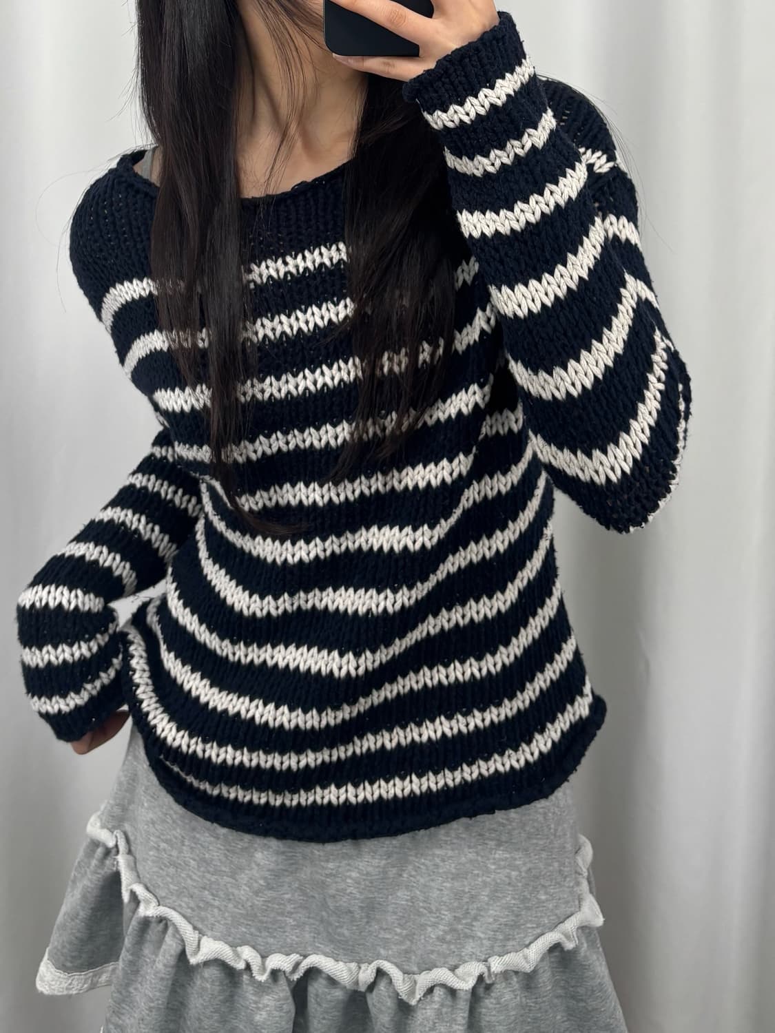 데님 앤 서플라이 랄프로렌 스트라이프 니트 상품이미지1