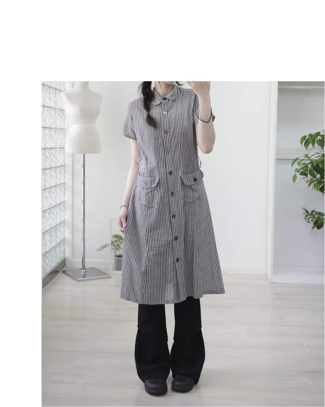 Feminae stripe one-piece 상품이미지2