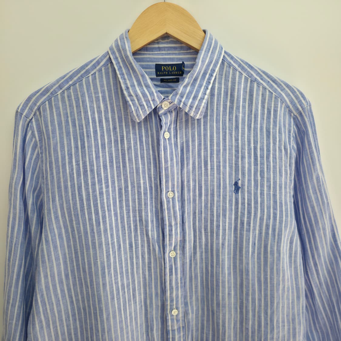 [XL] 폴로 랄프로렌 스트라이프 린넨 셔츠 상품이미지2
