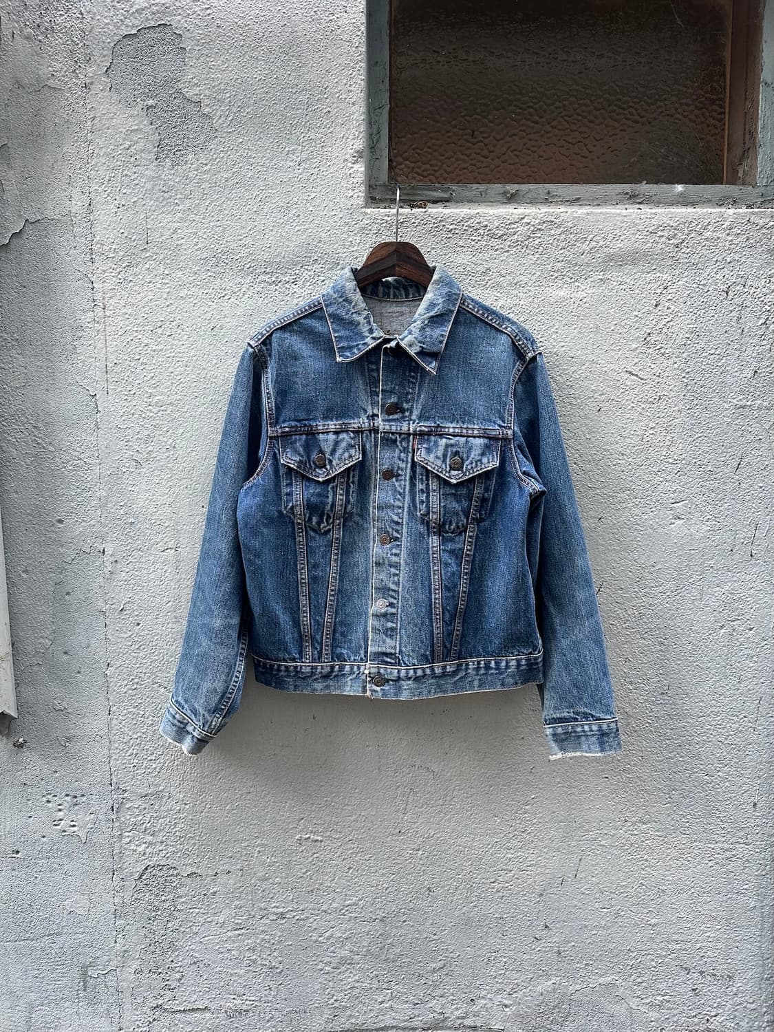 70s USA 빈티지 리바이스 70505 빅e 3세대 데님 자켓 상품이미지1