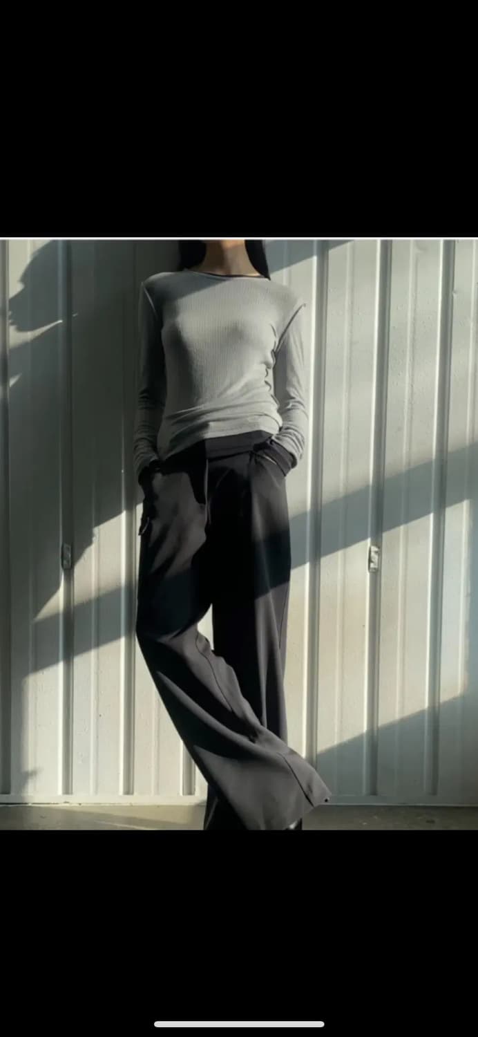 런던플랏 플랍 카고 팬츠 차콜 s 상품이미지1