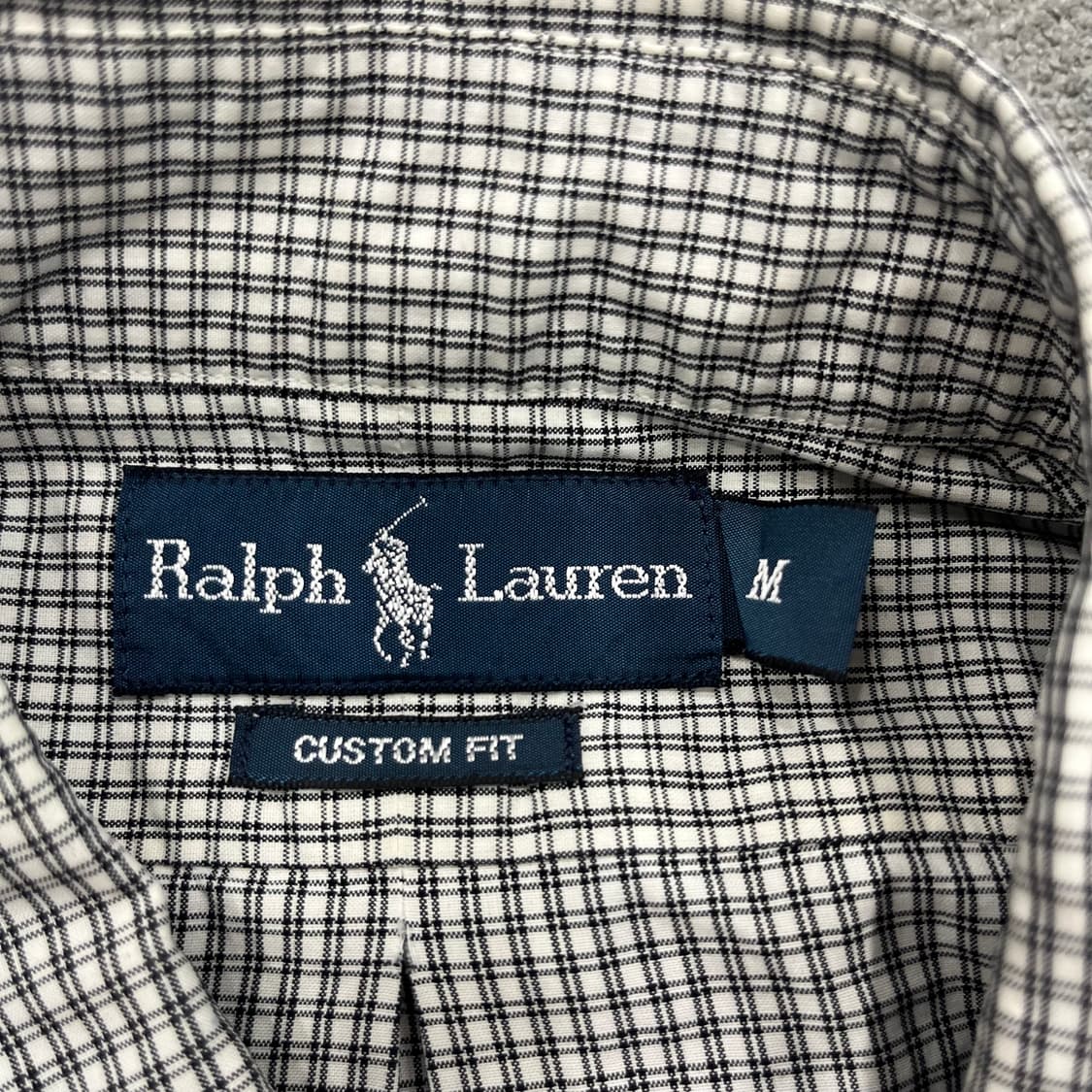 M 폴로 랄프로렌 체크 셔츠 커스텀핏 상품이미지4