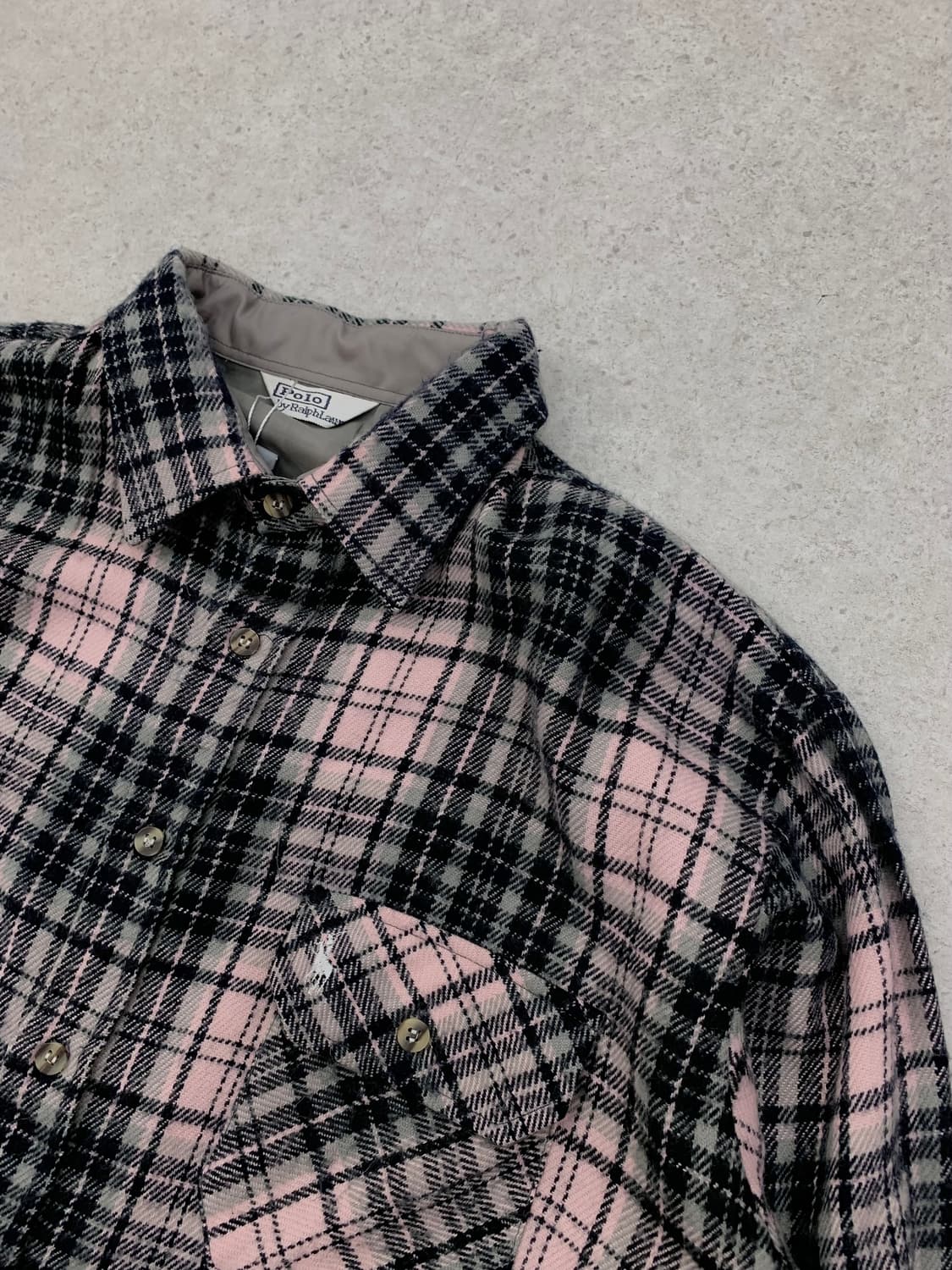 Polo 폴로 체크 셔츠 상품이미지3