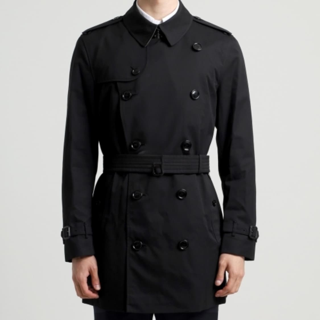 [S+급/52] 버버리 켄싱턴 헤리티지 롱 트렌치 코트 블랙 상품이미지9