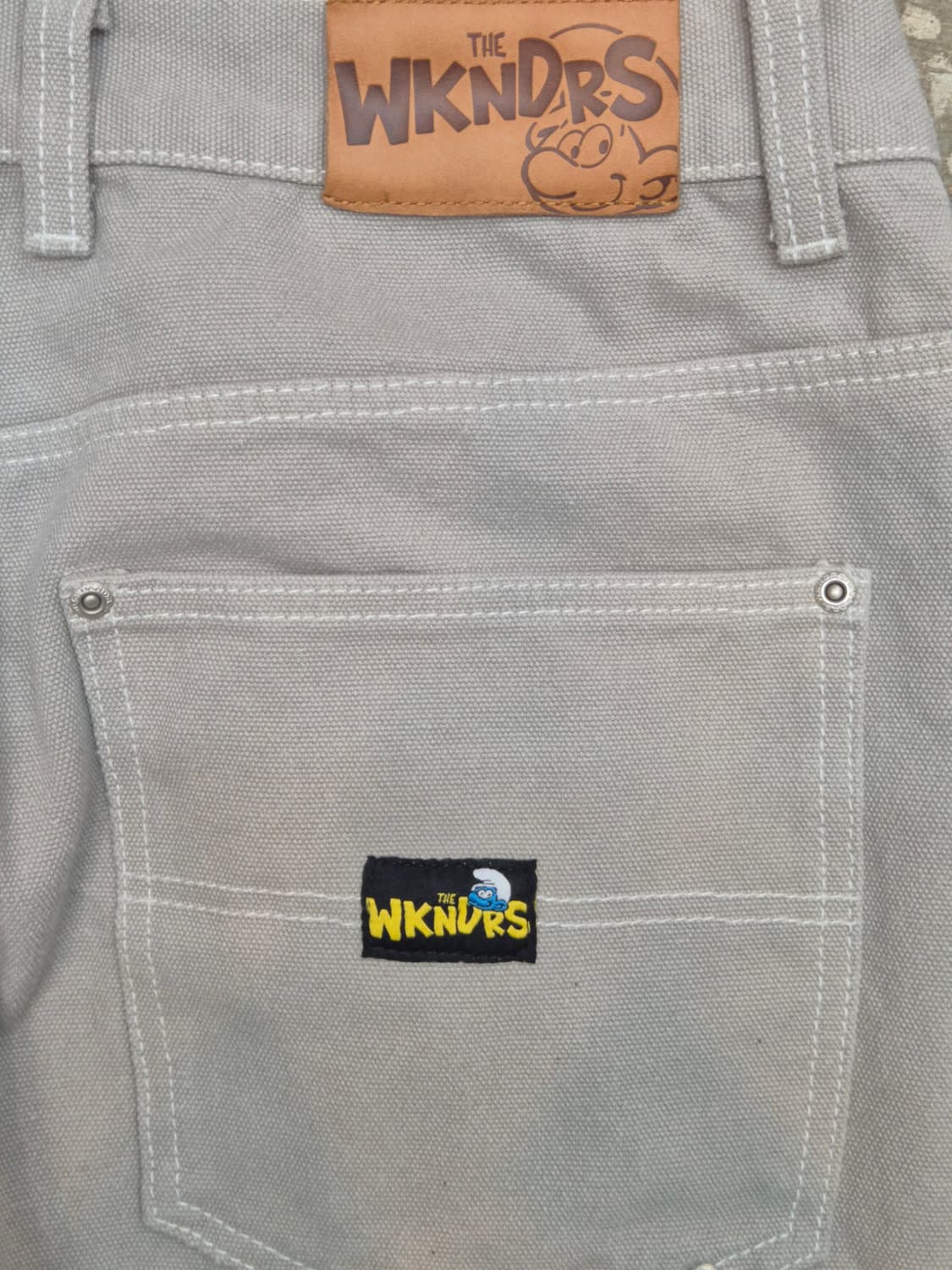 거의 새상품) 더 위켄더스 XL 스머프 카고 팬츠 상품이미지2