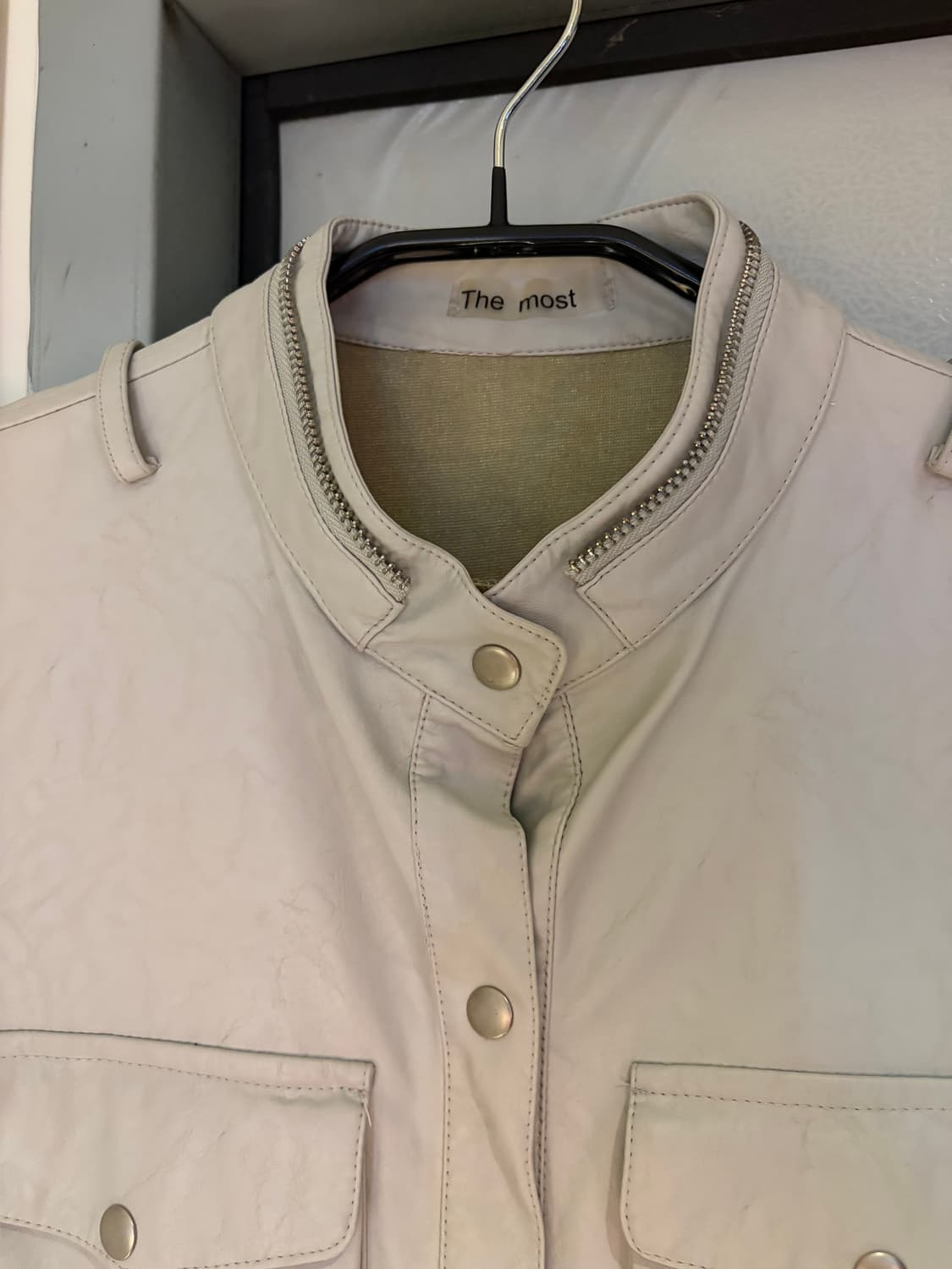 The most 양가죽 레더 자켓 상품이미지6