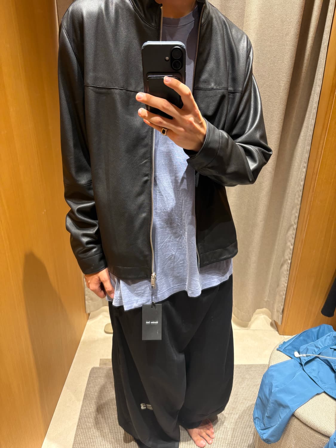 [L] 마시모두띠 나파 레더 자켓 상품이미지3