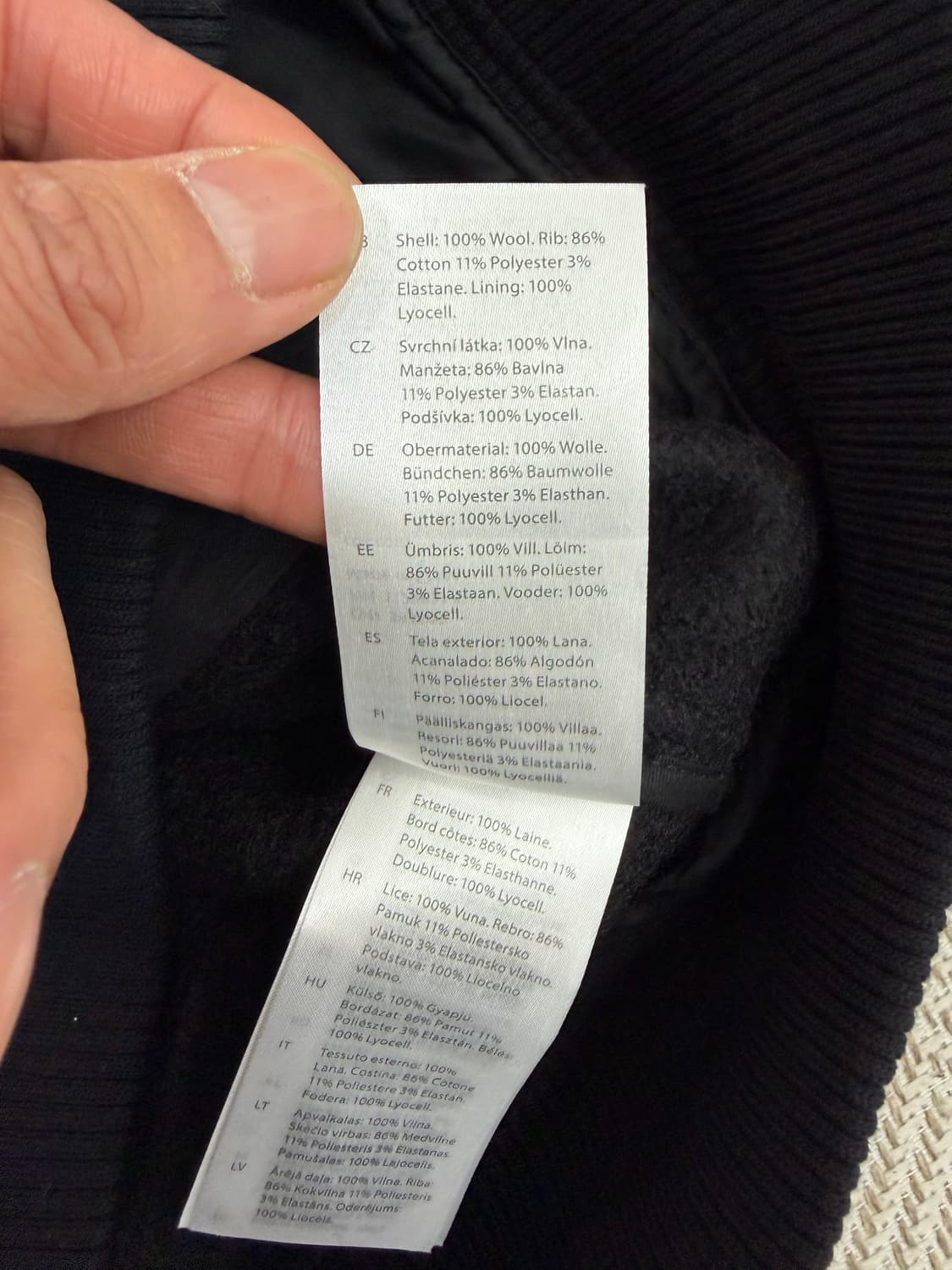 정품) COS 코스 남성 레귤러핏 집업 자켓 S 상품이미지8