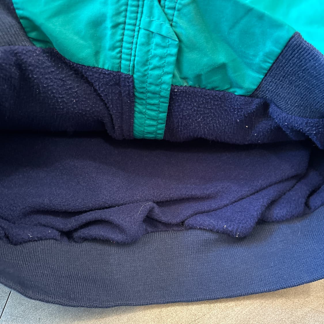 90년대 미국 생산 엘엘빈 청록 컬러 쓰리 시즌 웜업 자켓 상품이미지8