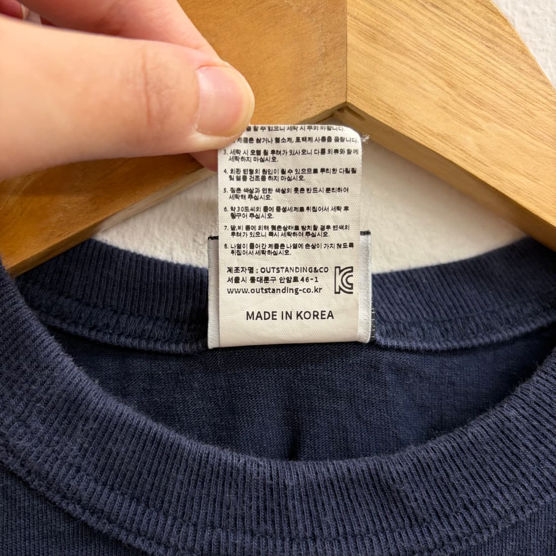 OUTSTANDING U.S. NAVAL 반팔 티셔츠(S) 상품이미지5