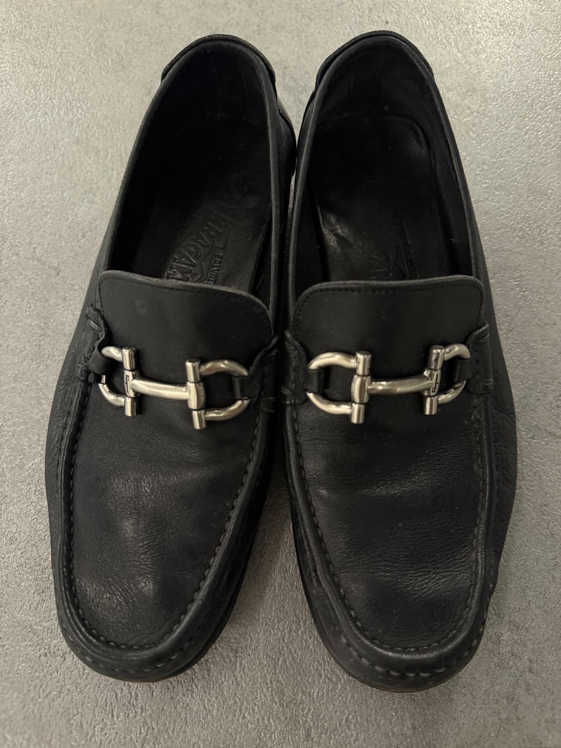 살바토레 페라가모 남성 블랙 로퍼 6.5EE 245-250 상품이미지2