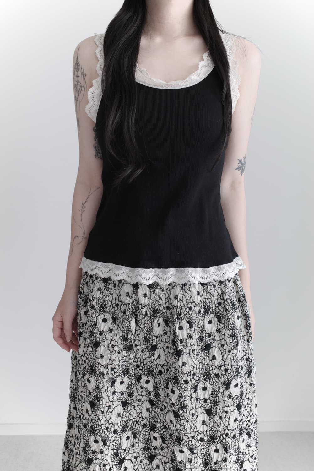 lace sleeveless 상품이미지4