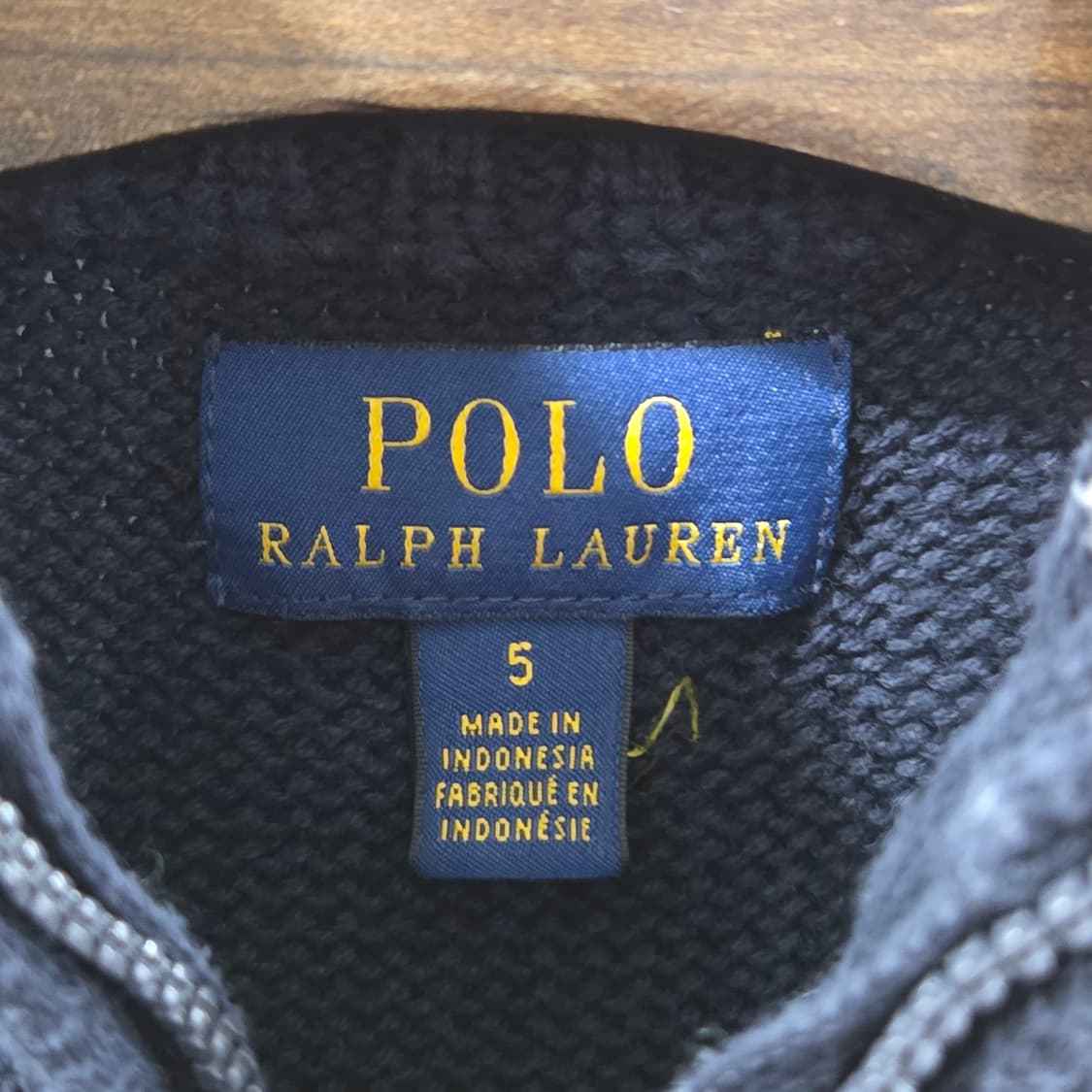 폴로랄프로렌 키즈 풀오버 하프집업 니트 5 상품이미지3