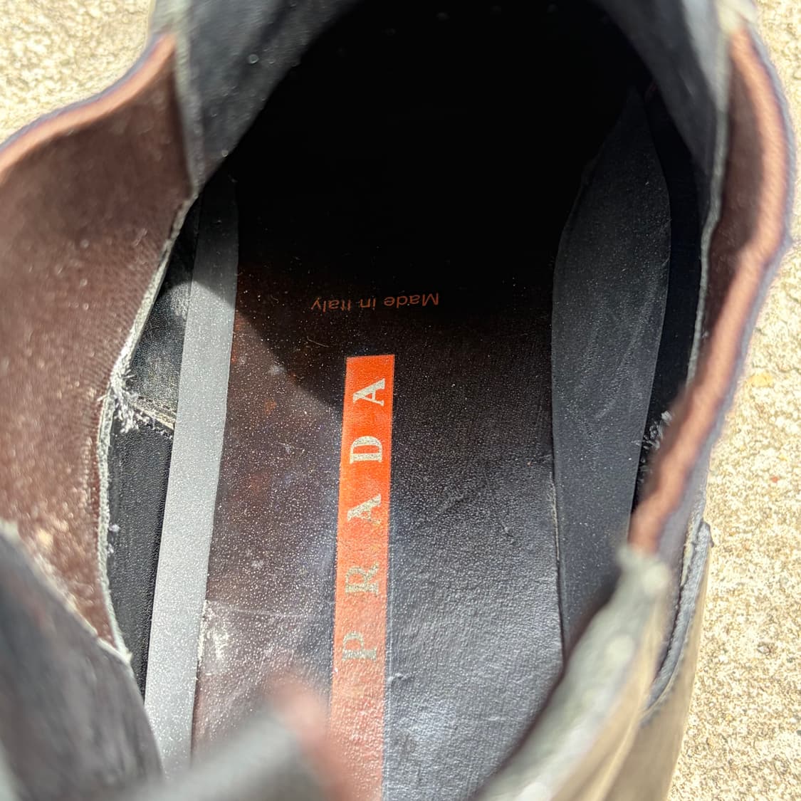 프라다 스포츠 레더 부츠 상품이미지4