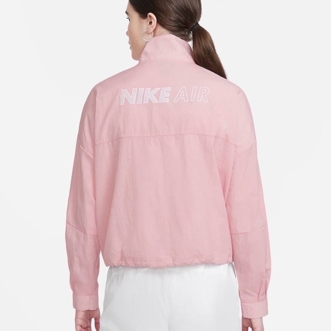 나이키 런닝 에어 우븐 연핑크 바람막이 자켓 M 상품이미지4