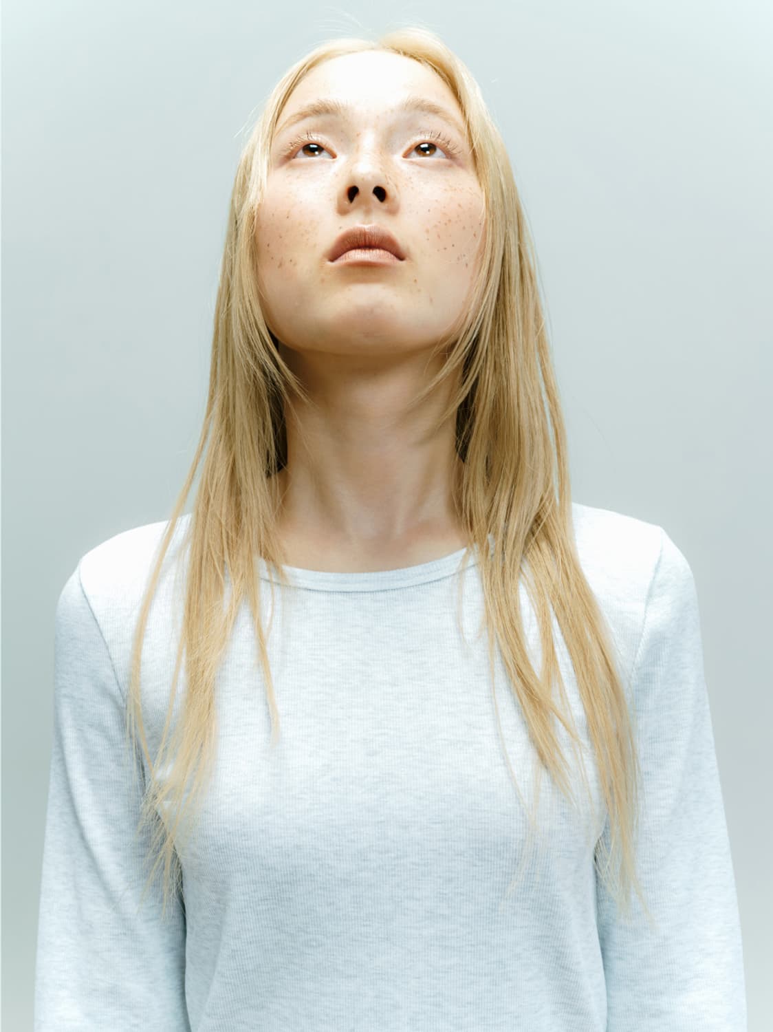 COYSEIO 038 CAPRI SLEEVES WHITE MELANGE 상품이미지1