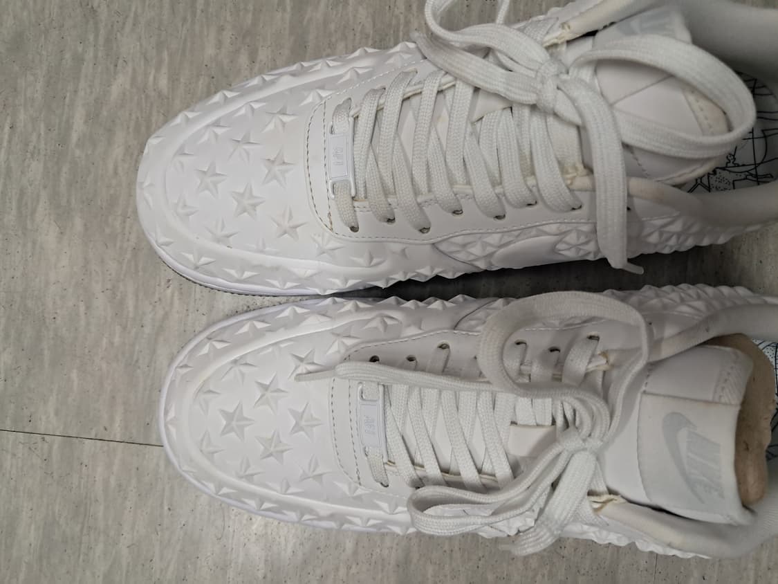 나이키 에어포스1 올백 별 패턴 스니커즈 상품이미지9