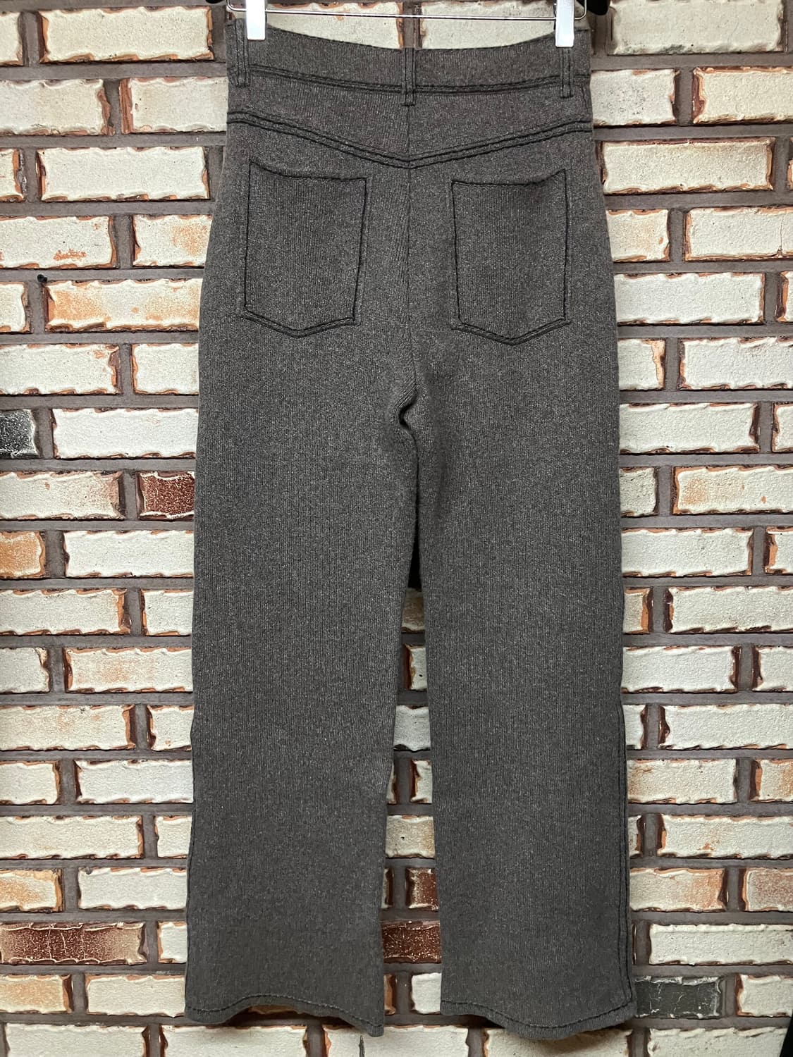 BARRIE 베리 - 캐시미어 플레어 팬츠 상품이미지2