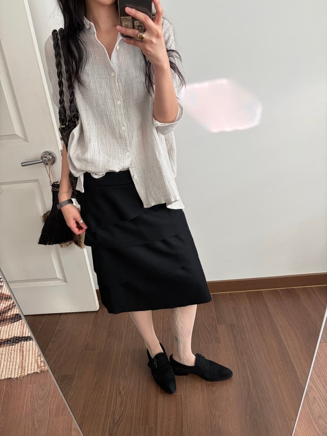 wool midi skirt 상품이미지4