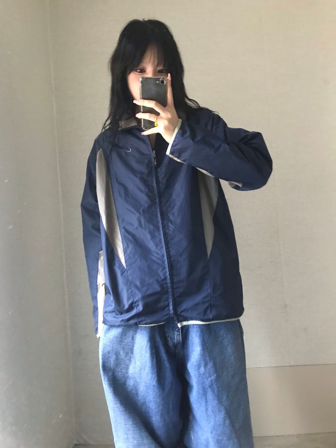 나이키 네이비 바람막이 상품이미지3