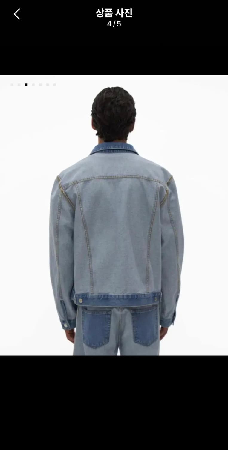 헬무트랭 데님 리버스 자켓 상품이미지4