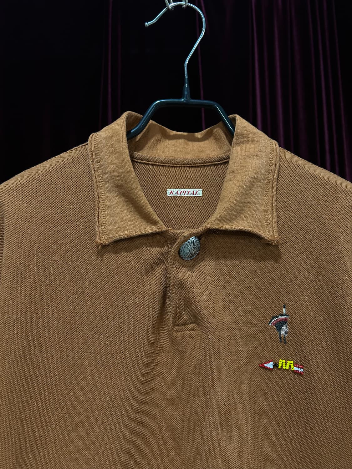 KAPITAL 캐피탈 Indian pique half shirt 상품이미지1