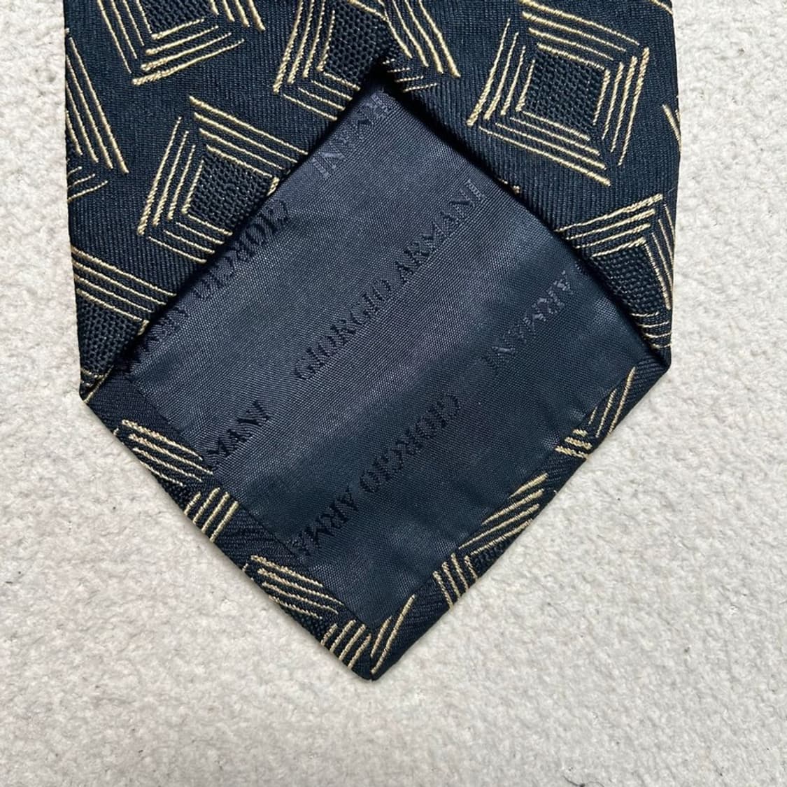 조르지오 아르마니 패턴 실크 넥타이 Made in ITALY 상품이미지4