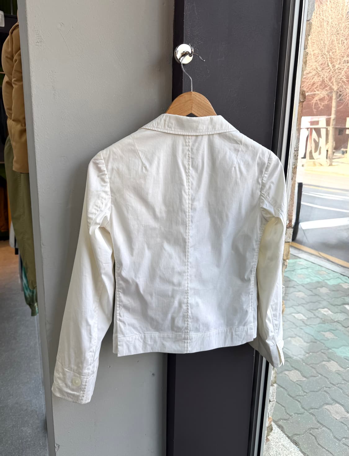 34/ 질샌더 2005 S/S 화이트 코튼 자켓 상품이미지6