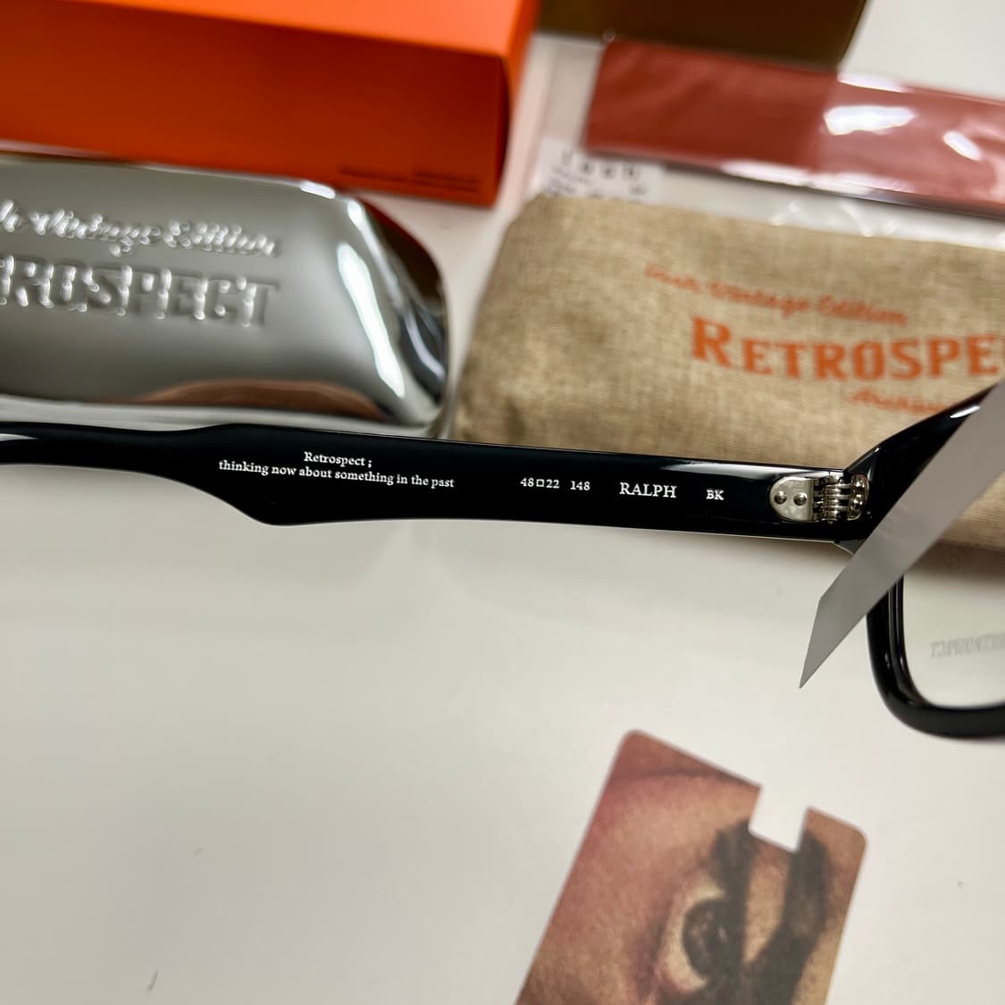 래쉬 랄프 안경 48사이즈 블랙 상품이미지4