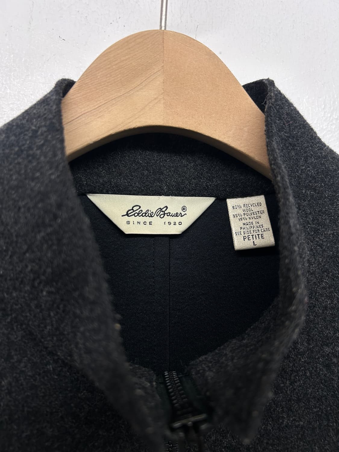 에디바우어 다크그레이 울 자켓 상품이미지2