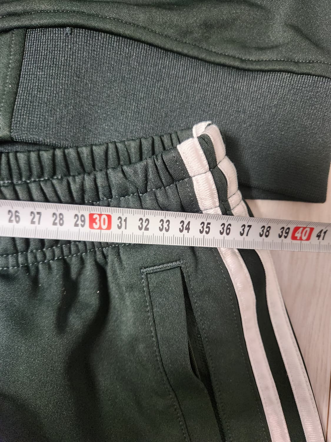 새상품급)아디다스 마샬아츠 딥그린 트랙탑 트레이닝복 상하의 세트 사이즈1 상품이미지5