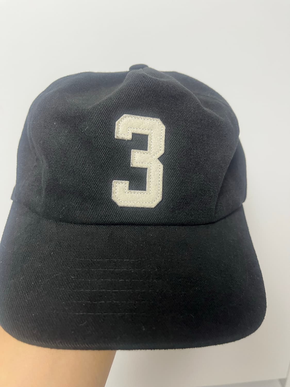 Collect pieces THREE 5 PANEL CAP (BLACK) 상품이미지2