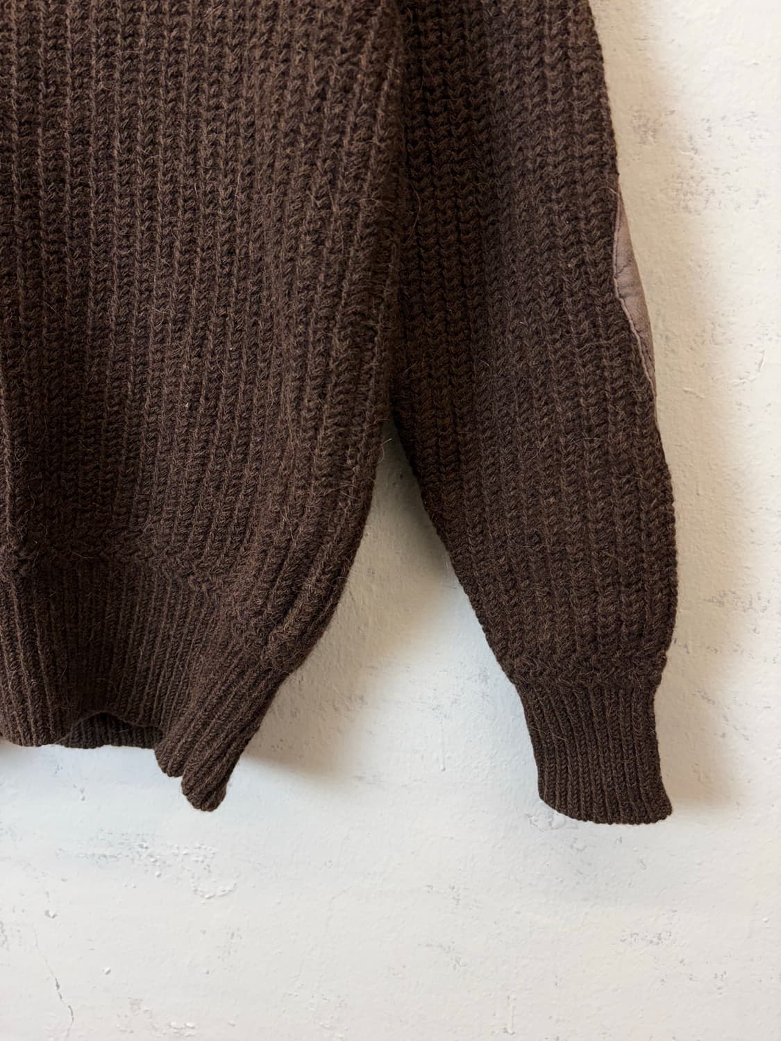 폴로랄프로렌 헤비울 브라운 숄카라 니트 상품이미지4