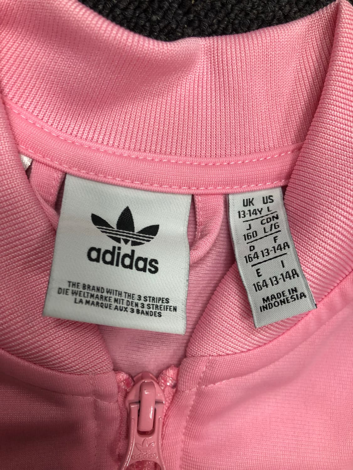 아디다스 핑크 화이트 져지 L 상품이미지8